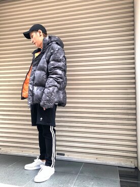 「ROYAL FLASH（ロイヤルフラッシュ）のアイテム（ダウンジャケット/コート）」を使った、Takuto Itouさん（メンズ・170cm）の秋コーディネート
