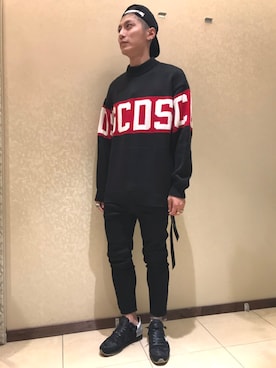 「黒パンツ」｜Takuto Itouさん（メンズ・170cm）の秋コーディネート