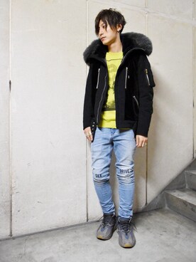 「roar（ロアー）のアイテム（ジャケット/アウター）」を使った、Takuto Itouさん（メンズ・170cm）の秋コーディネート