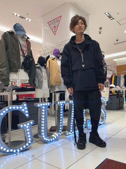 Takuto Itou Royal Flash 名古屋 Guessのブルゾンを使ったコーディネート Wear