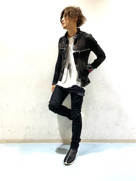 「backlash」｜「アイテム（アクセサリー）」を使った、Takuto Itouさん（メンズ・170cm）の冬コーディネート