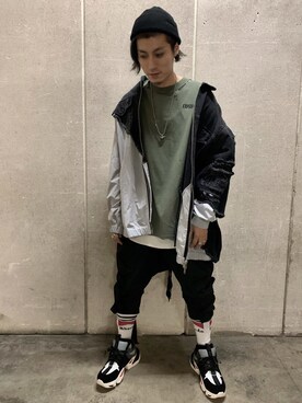 「CODY SANDERSON（コディサンダーソン）のアイテム（アクセサリー）」を使った、Takuto Itouさん（メンズ・170cm）の春コーディネート