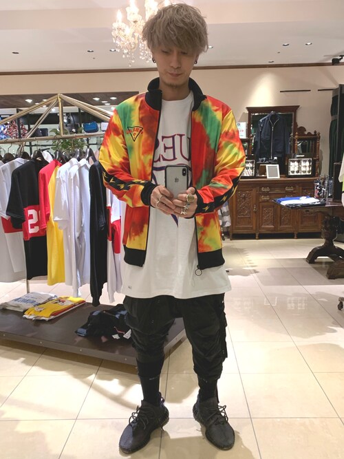 Takuto Itou Royal Flash 名古屋 Guessのブルゾンを使ったコーディネート Wear