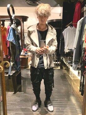 「backlash」｜「アイテム（アクセサリー）」を使った、Takuto Itouさん（メンズ・170cm）の春コーディネート