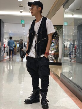 「KMRii」｜「アイテム（アクセサリー）」を使った、Takuto Itouさん（メンズ・170cm）の春コーディネート