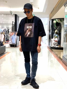 「FR2」｜「アイテム（アクセサリー）」を使った、Takuto Itouさん（メンズ・170cm）の夏コーディネート