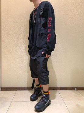 「CODY SANDERSON（コディサンダーソン）のアイテム（アクセサリー）」を使った、Takuto Itouさん（メンズ・170cm）の夏コーディネート