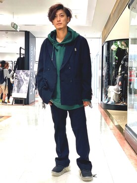 「Azuma.（アズマ）のアイテム（トップス）」を使った、Takuto Itouさん（メンズ・170cm）の夏コーディネート