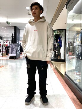 「RtA（アールティーエー）のアイテム」を使った、Takuto Itouさん（メンズ・170cm）の秋コーディネート