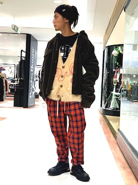 「HELIOT EMIL」｜Takuto Itouさん（メンズ・170cm）の秋コーディネート