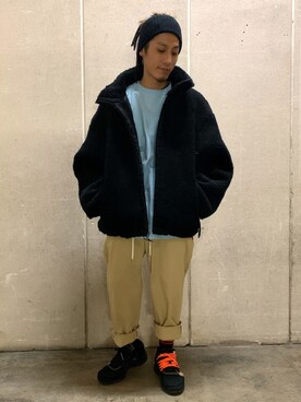 「BOW WOW（バウワウ）のアイテム（ブルゾン）」を使った、Takuto Itouさん（メンズ・170cm）の秋コーディネート