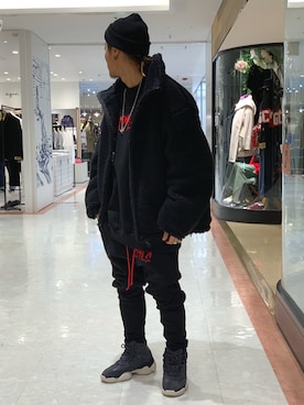 「BOW WOW（バウワウ）のアイテム（ブルゾン）」を使った、Takuto Itouさん（メンズ・170cm）の冬コーディネート