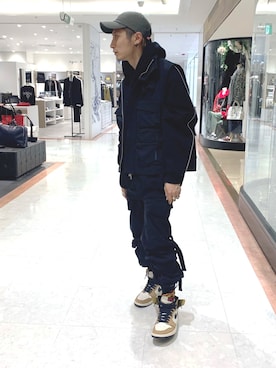 「AVALONE（アヴァロン）のアイテム」を使った、Takuto Itouさん（メンズ・170cm）の冬コーディネート