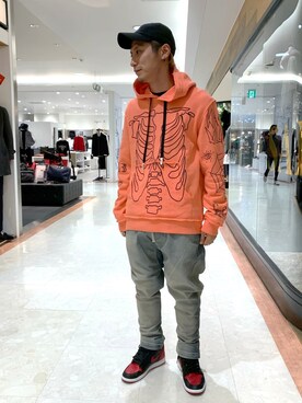 「Haculla（ハキュラ）のアイテム」を使った、Takuto Itouさん（メンズ・170cm）の冬コーディネート