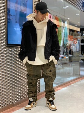 「A.A.Spectrum（エーエースペクトラム）のアイテム」を使った、Takuto Itouさん（メンズ・170cm）の春コーディネート