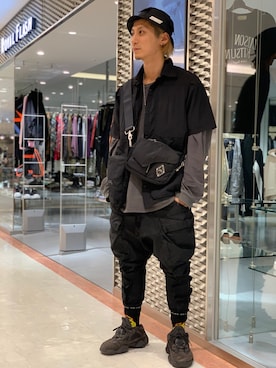 「READY MADES（レディーメイド）のアイテム」を使った、Takuto Itouさん（メンズ・170cm）の春コーディネート