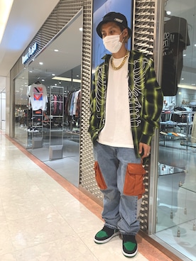 「Haculla（ハキュラ）のアイテム」を使った、Takuto Itouさん（メンズ・170cm）の春コーディネート