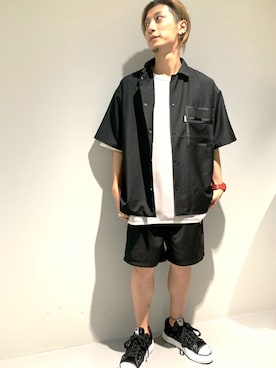 「SUPERTHANKS」｜「アイテム（スニーカー）」を使った、Takuto Itouさん（メンズ・170cm）の春コーディネート