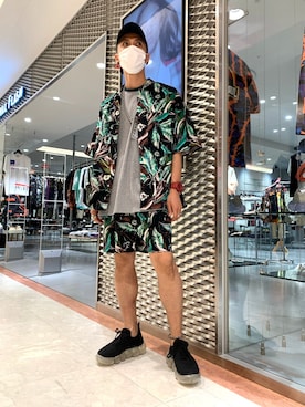 「SUPERTHANKS」｜「アイテム（スニーカー）」を使った、Takuto Itouさん（メンズ・170cm）の夏コーディネート