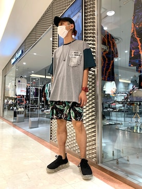 「SUPERTHANKS」｜「アイテム（スニーカー）」を使った、Takuto Itouさん（メンズ・170cm）の夏コーディネート