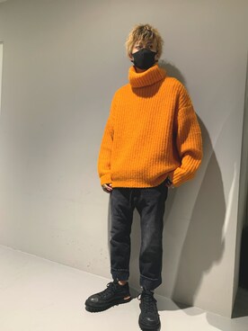 「A.A.Spectrum（エーエースペクトラム）のアイテム」を使った、Takuto Itouさん（メンズ・170cm）の秋コーディネート