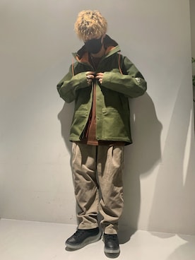 「READYMADE（レディメイド）のアイテム（ジャケット/アウター）」を使った、Takuto Itouさん（メンズ・170cm）の秋コーディネート