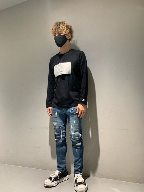 Royal Flash 名古屋takuto Itouさんのデニムパンツを使ったコーディネート Zozotown