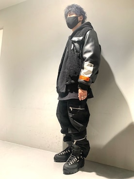 「HELIOT EMIL」｜Takuto Itouさん（メンズ・170cm）の秋コーディネート