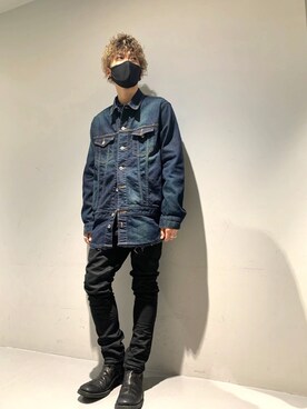 「BACKLASH（バックラッシュ）のアイテム（ブルゾン）」を使った、Takuto Itouさん（メンズ・170cm）の秋コーディネート