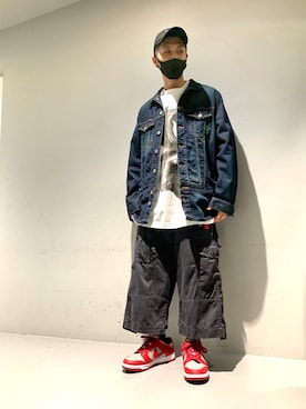 「JOHN LAWRENCE SULLIVAN」｜「アイテム（ブルゾン）」を使った、Takuto Itouさん（メンズ・170cm）の冬コーディネート