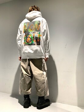 「KMRii（ケムリ）のアイテム（ブーツ）」を使った、Takuto Itouさん（メンズ・170cm）の冬コーディネート