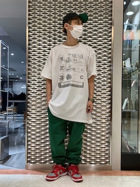 「READYMADE（レディメイド）のアイテム（スウェットパンツ）」を使った、Takuto Itouさん（メンズ・170cm）の冬コーディネート