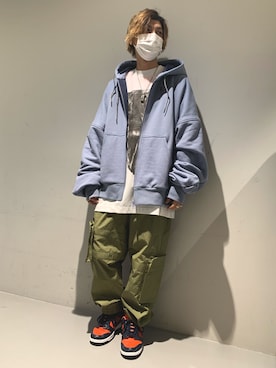 「A.A.Spectrum（エーエースペクトラム）のアイテム」を使った、Takuto Itouさん（メンズ・170cm）の春コーディネート