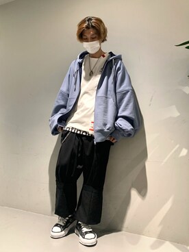 「A.A.Spectrum（エーエースペクトラム）のアイテム」を使った、Takuto Itouさん（メンズ・170cm）の春コーディネート