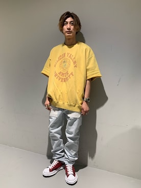 「PASCAL MARIE DESMARAIS（パスカルマリエデマレ）のアイテム」を使った、Takuto Itouさん（メンズ・170cm）の春コーディネート