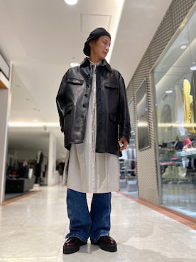 「ISAMU KATAYAMA BACKLASH（イサムカタヤマバックラッシュ）のアイテム（帽子）」を使った、Takuto Itouさん（メンズ・170cm）の春コーディネート