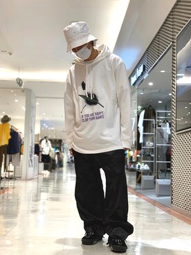 Azuma.（アズマ）のパーカーを使った人気ファッションコーディネート