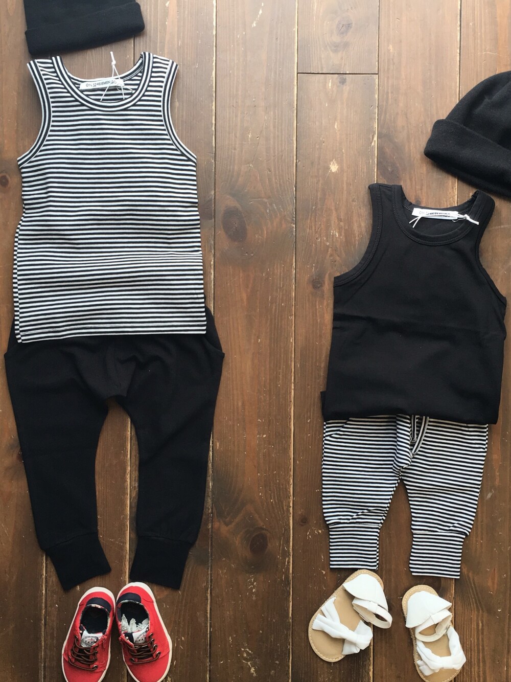 その他のタンクトップ、その他のその他パンツ、その他のタンクトップを着用したキッズの春コーディネートの1枚目の写真