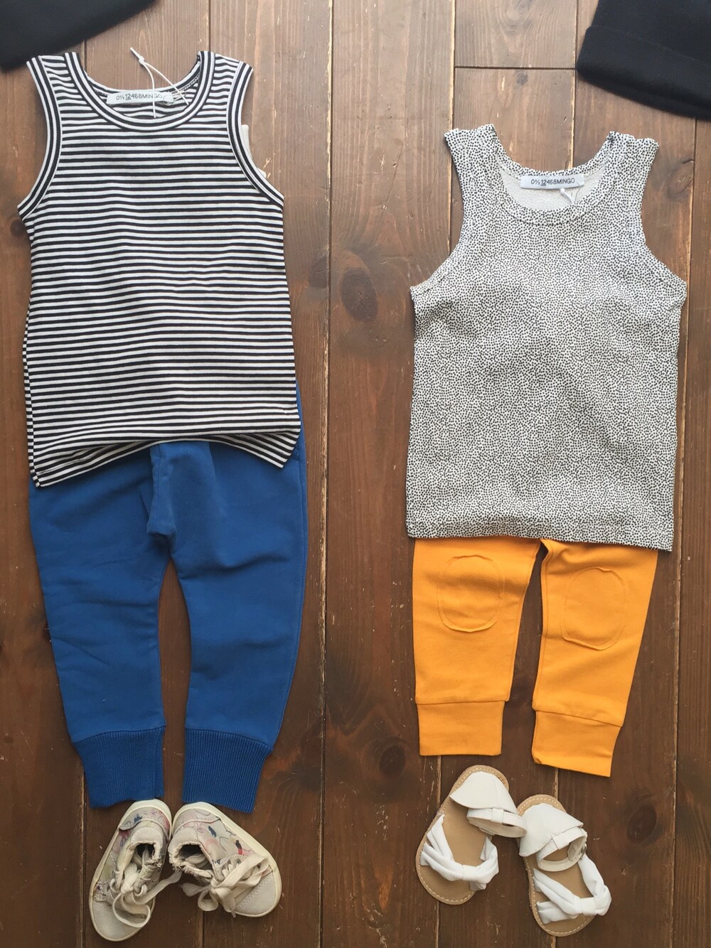 その他のタンクトップ、その他のその他パンツ、その他のタンクトップを着用したキッズの春コーディネートの1枚目の写真