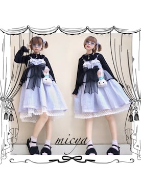 「lolitafashion」｜「アイテム（その他）」を使った、三茶さん（レディース・153cm）の夏コーディネート