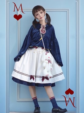 「wearhalloween2017」｜「アイテム（ジャンパースカート）」を使った、三茶さん（レディース・153cm）の秋コーディネート