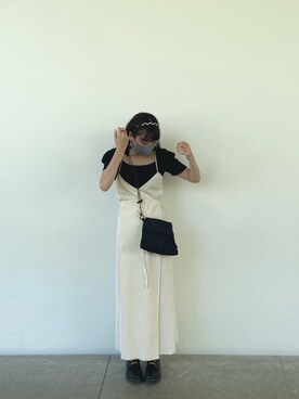 「Dr. Martens（ドクターマーチン）の＜Dr. Martens＞MONO 8アイレットブーツ ◆（ブーツ）」を使った、ほのかさん（レディース・164cm）の秋コーディネート