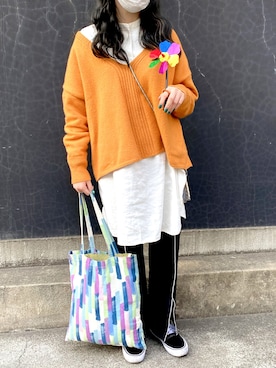 「懐かしい」｜ほのかさん（レディース・164cm）の春コーディネート