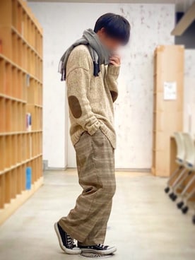「友達」｜Ryohさん（メンズ・175cm）の冬コーディネート