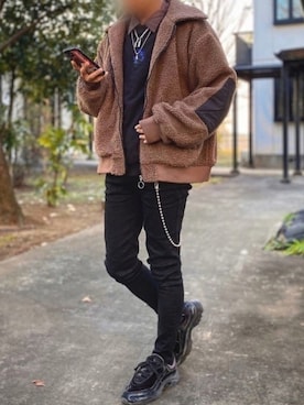 Ryohさん（メンズ・175cm）の冬コーディネート