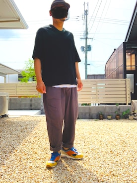 「Rohw master product（ロウマスタープロダクト）のアイテム」を使った、まさむねさん（メンズ・166cm）の夏コーディネート