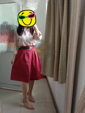 「ROCOCO（ロココ）のアイテム」を使った、myfaniraさん（レディース・162cm）の春コーディネート