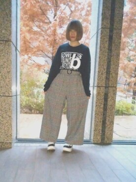 「ボッパー」｜ぴぴ子さん（レディース・153cm）の冬コーディネート