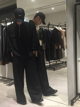 「STUDIOUS（ステュディオス）のアイテム」を使った、Amitani@tokyobaseさん（メンズ・172cm）の秋コーディネート