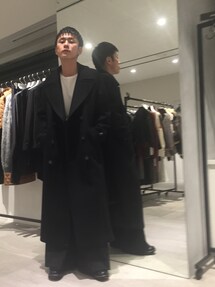UNITED TOKYO Super140 メルトンベルテッドダブルロングコート UNITED TOKYO（ユナイテッドトウキョウ）の「Super140's